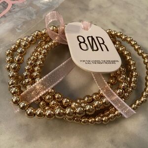 8 Other Reasons Gold Layered Bracelet Set